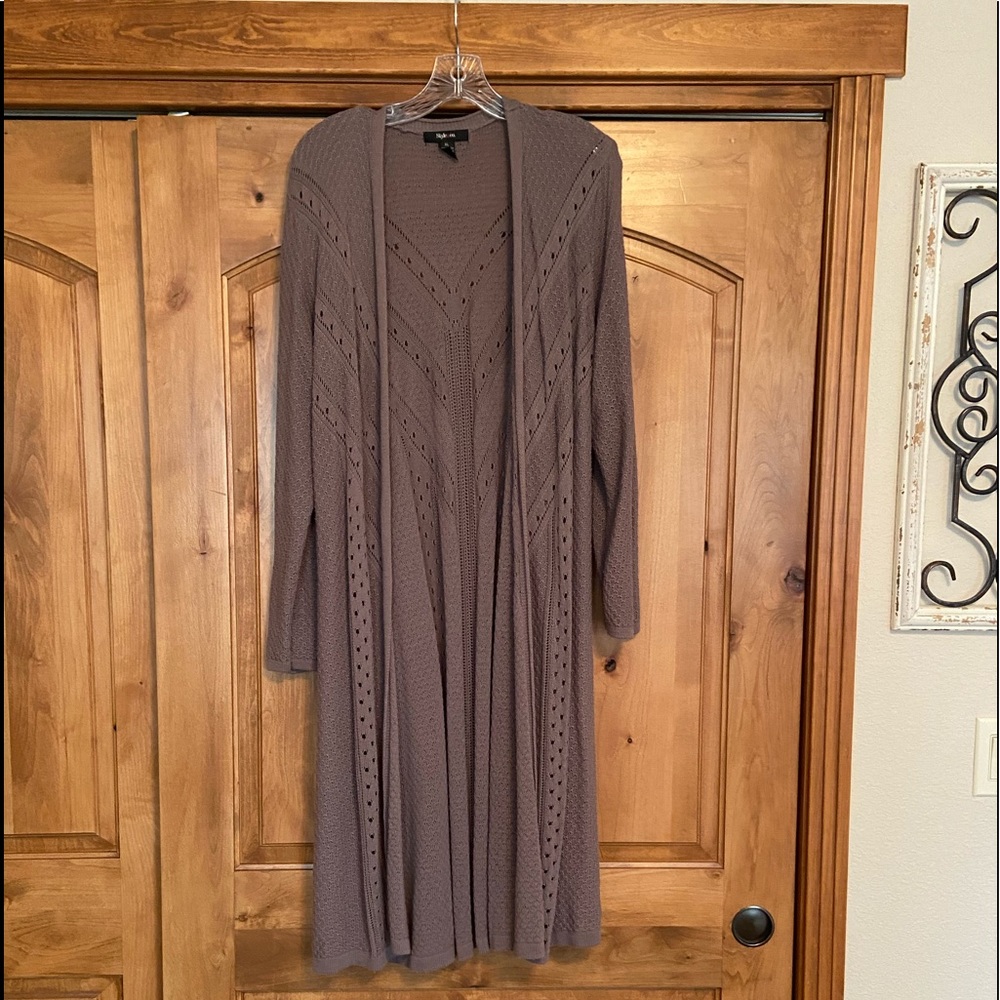 Style & Co Sweater Duster